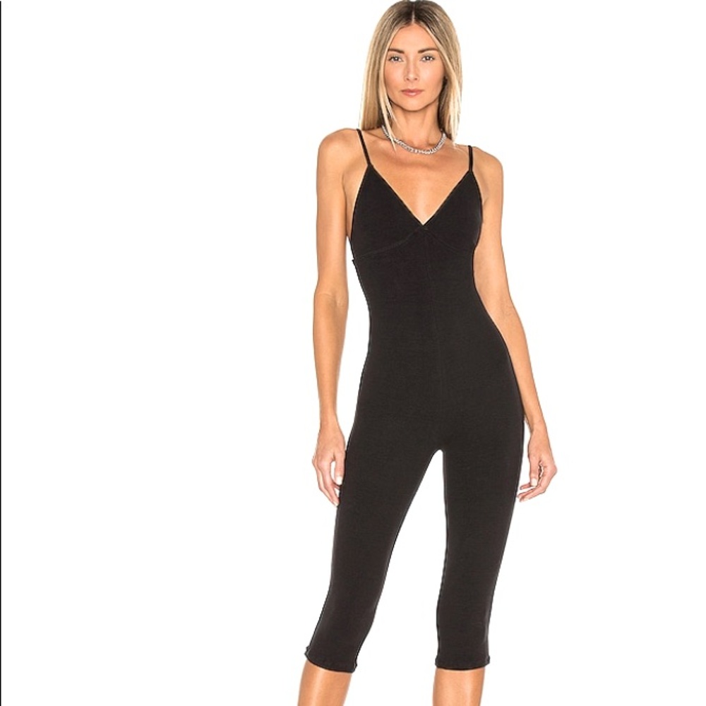 REVOLVE Peddle pusher catsuit in Black